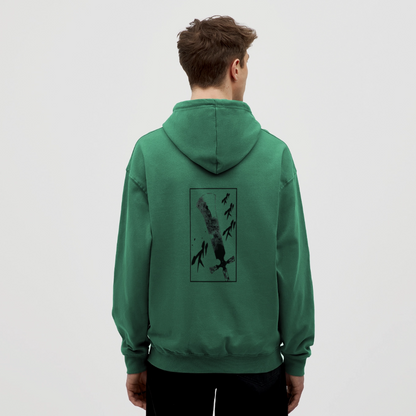 Anime Unisex Hoodie - Flaschengrün