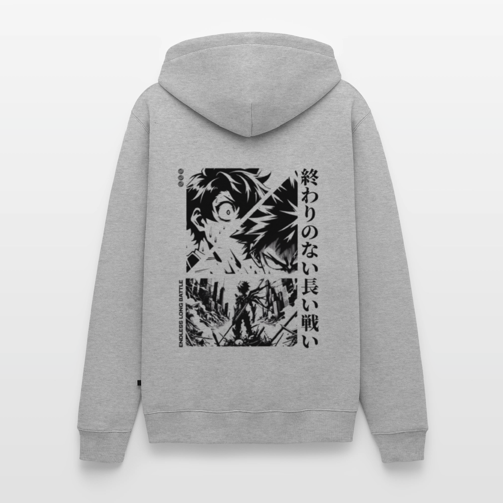 Premium Hoodie - Grau meliert