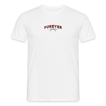 FOR EVER YOUNF Herren T-Shirt - white