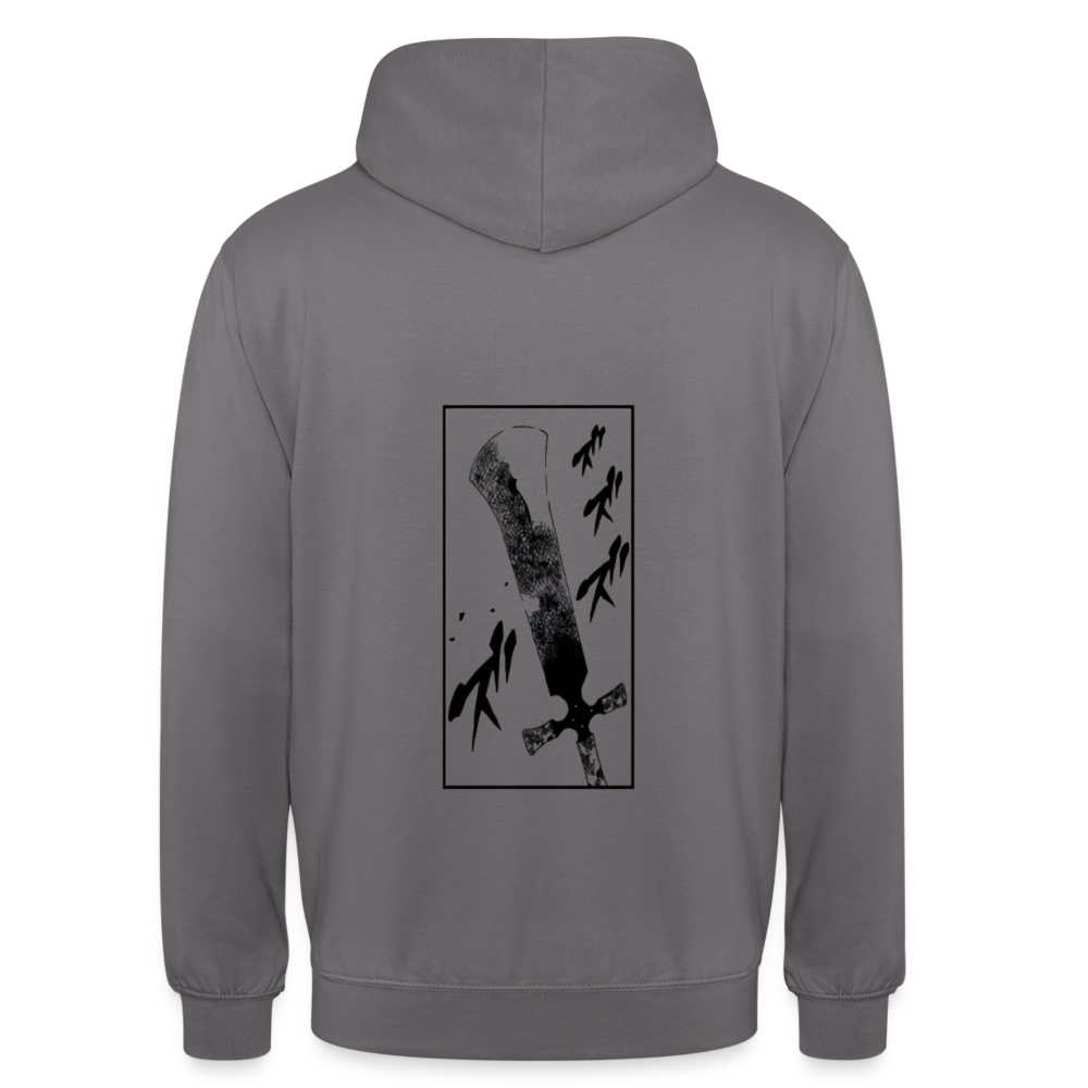 Anime Unisex Hoodie - Mittelgrau