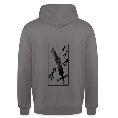 Anime Unisex Hoodie - Mittelgrau