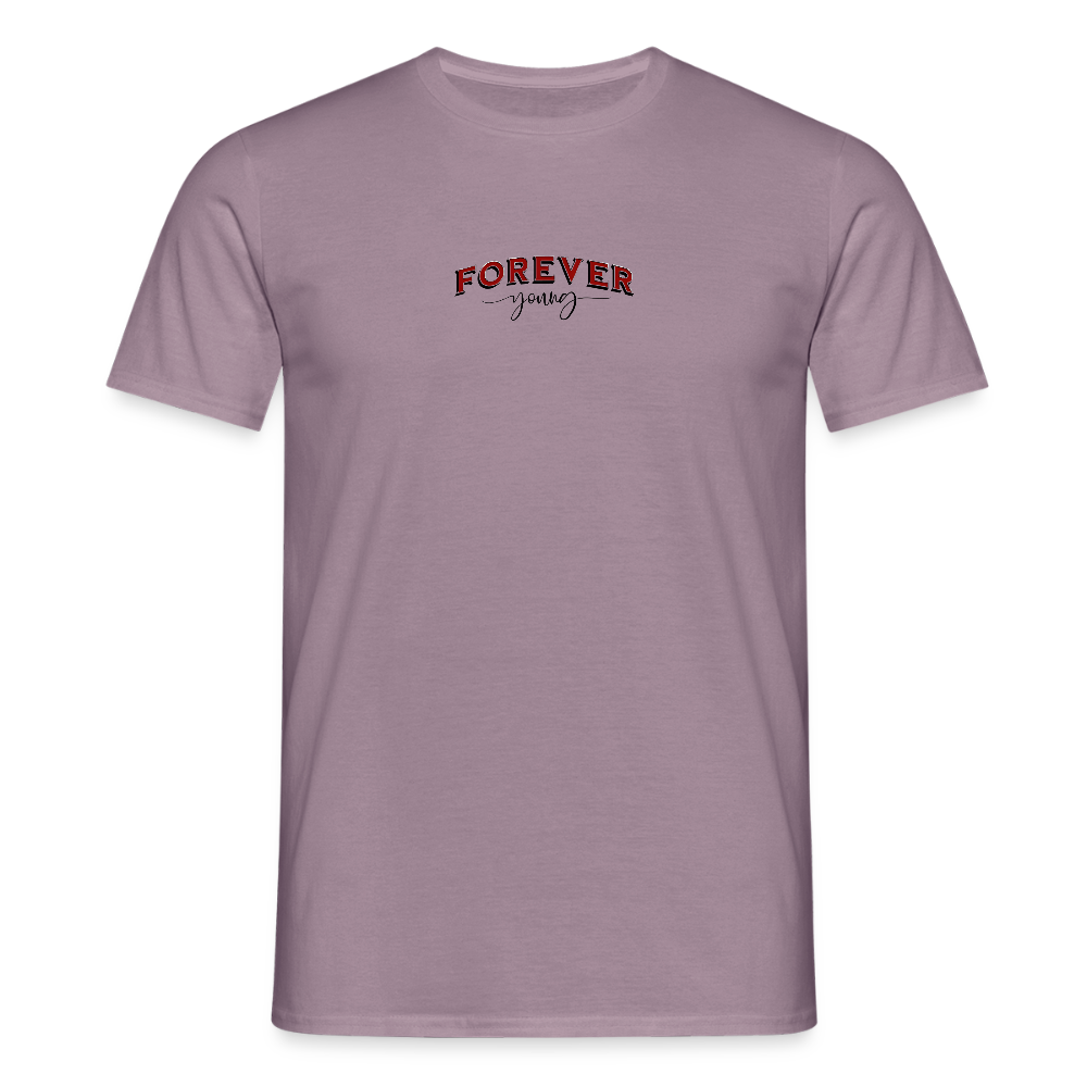 FOR EVER YOUNF Herren T-Shirt - purple-grey 