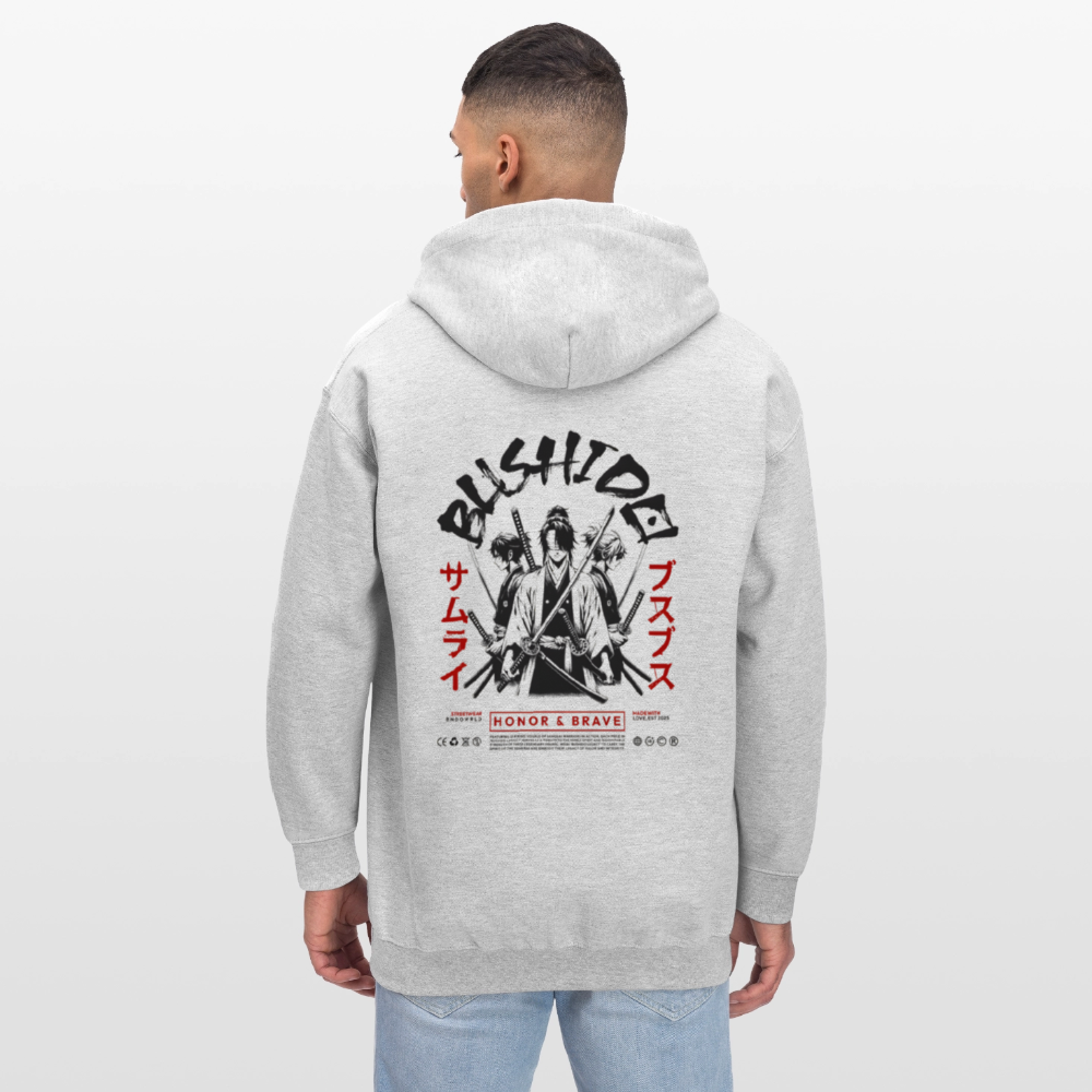 Midweight Hoodie - Hellgrau meliert