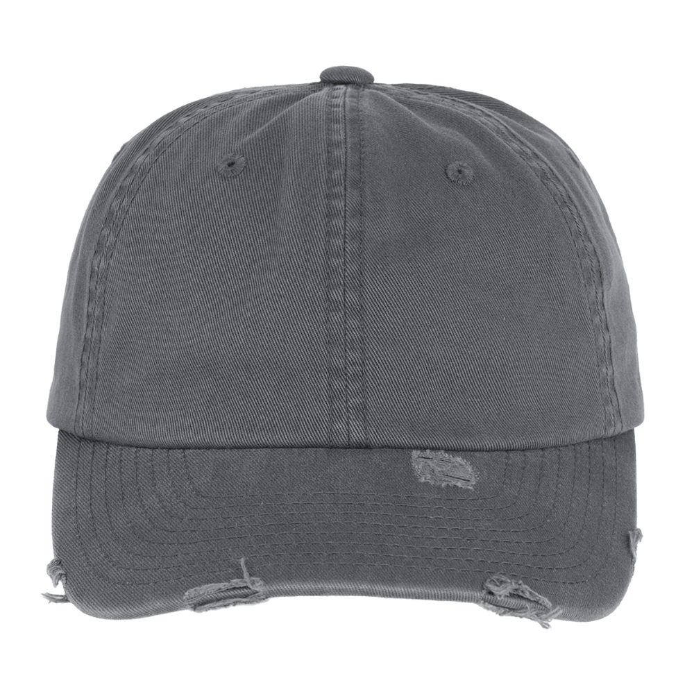 Destroyed Cap - Dunkelgrau