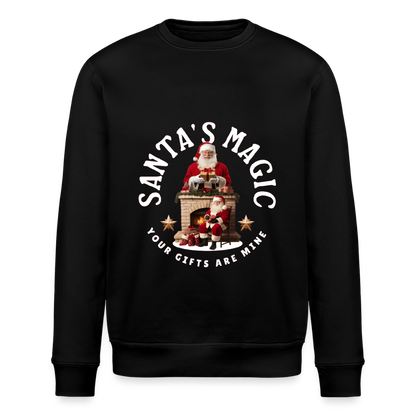 SANTA MAGIC Unisex Bio-Sweatshirt - Schwarz