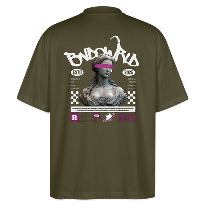 Oversized Unisex  T-Shirt Blaster - Khaki