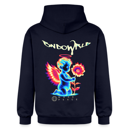 MAKE PEACE Midweight Hoodie - Navy