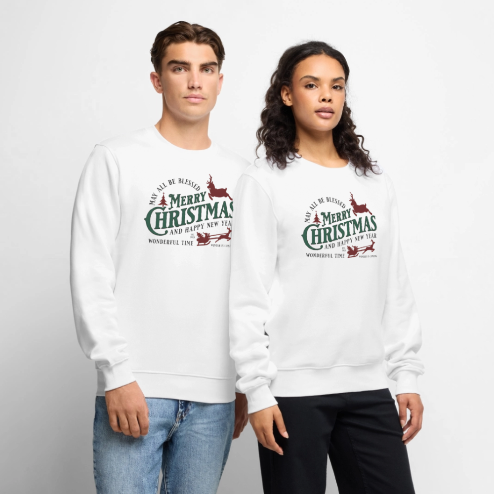 Männer CHRISTMAS Pullover - Weiß