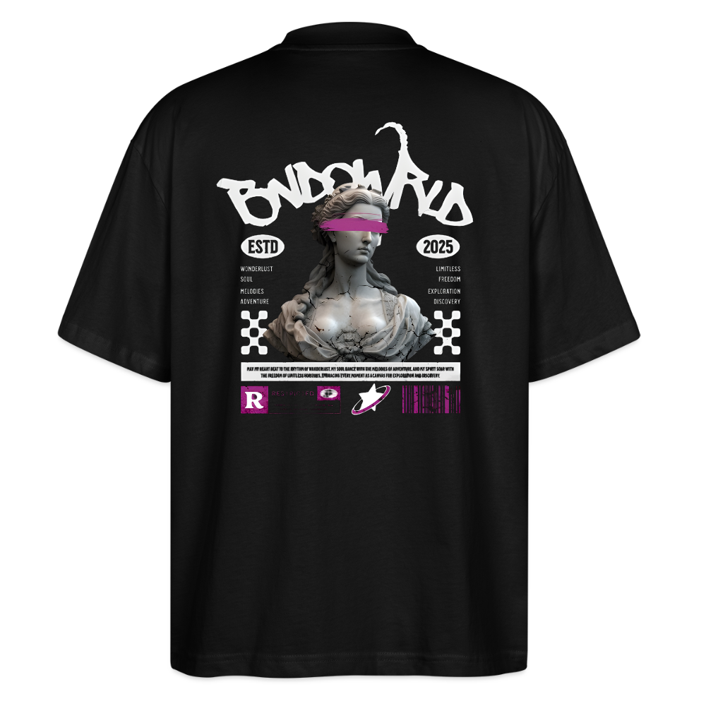 Oversized Unisex  T-Shirt Blaster - Schwarz