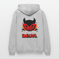 DEVIL Hoodie - Hellgrau meliert