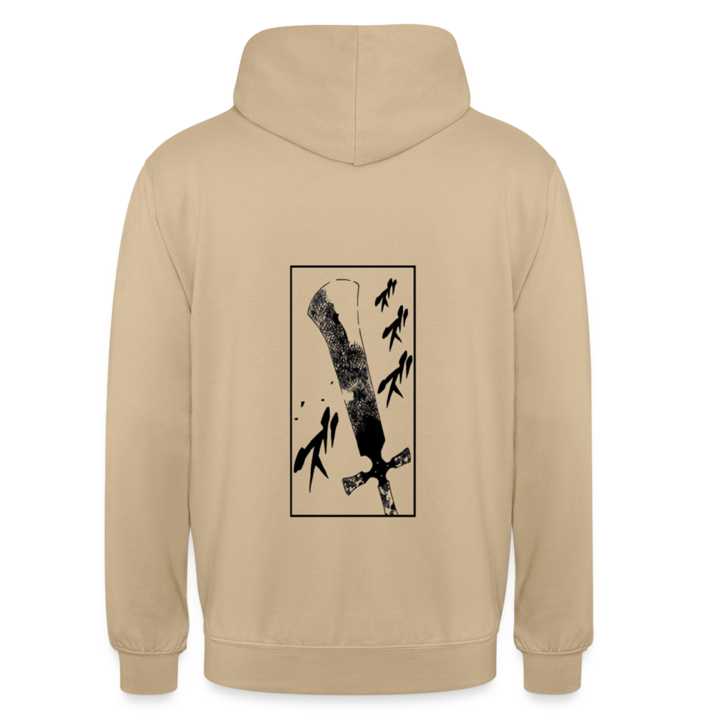 Anime Unisex Hoodie - Beige