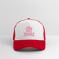 BNDOWRLD Logo Trucker Cap - white/red