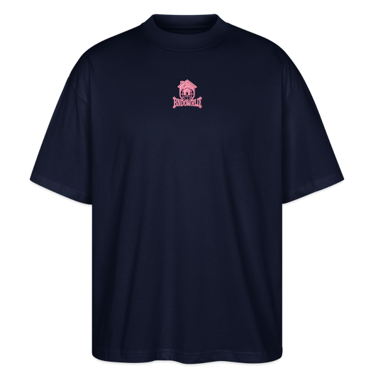 BNDOWRLD Logo Oversidze T-Shirt UNISEX - navy