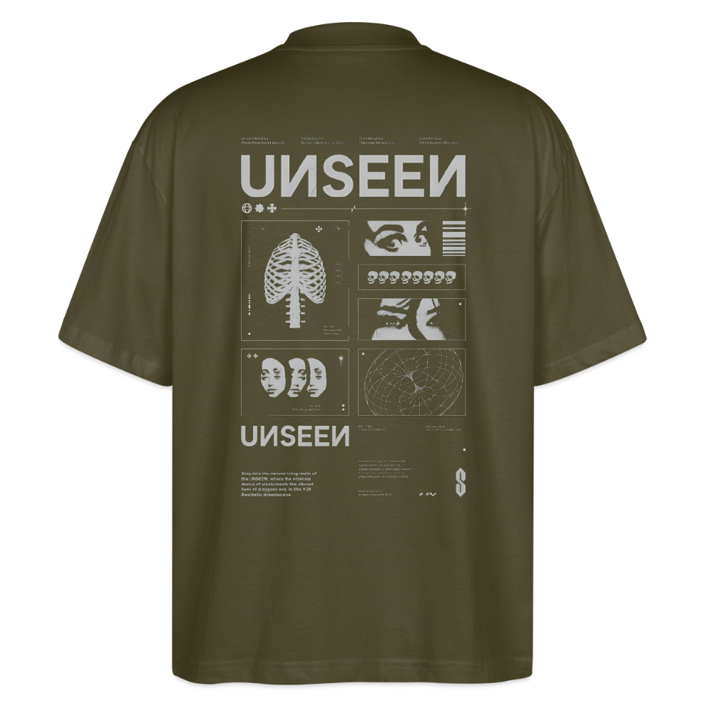 Oversized Unisex Bio T-Shirt Blaster - Khaki