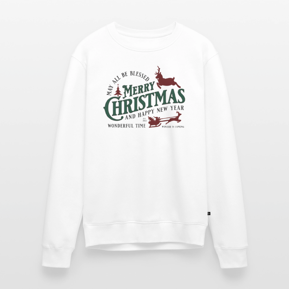 Männer CHRISTMAS Pullover - Weiß