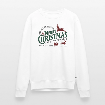 Männer CHRISTMAS Pullover - Weiß