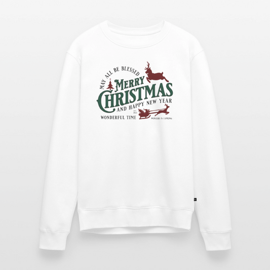 Männer CHRISTMAS Pullover - Weiß