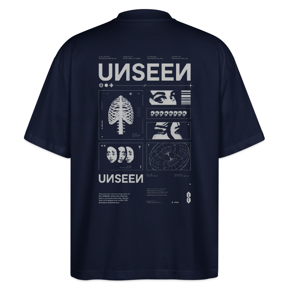 Oversized Unisex Bio T-Shirt Blaster - Navy