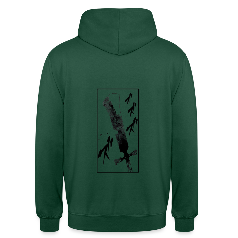 Anime Unisex Hoodie - Flaschengrün