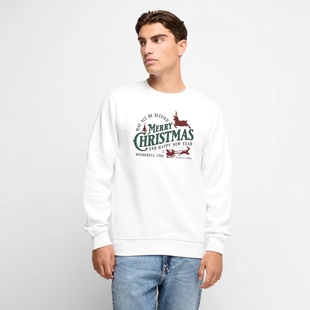 Männer CHRISTMAS Pullover - Weiß