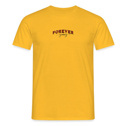 FOR EVER YOUNF Herren T-Shirt - yellow
