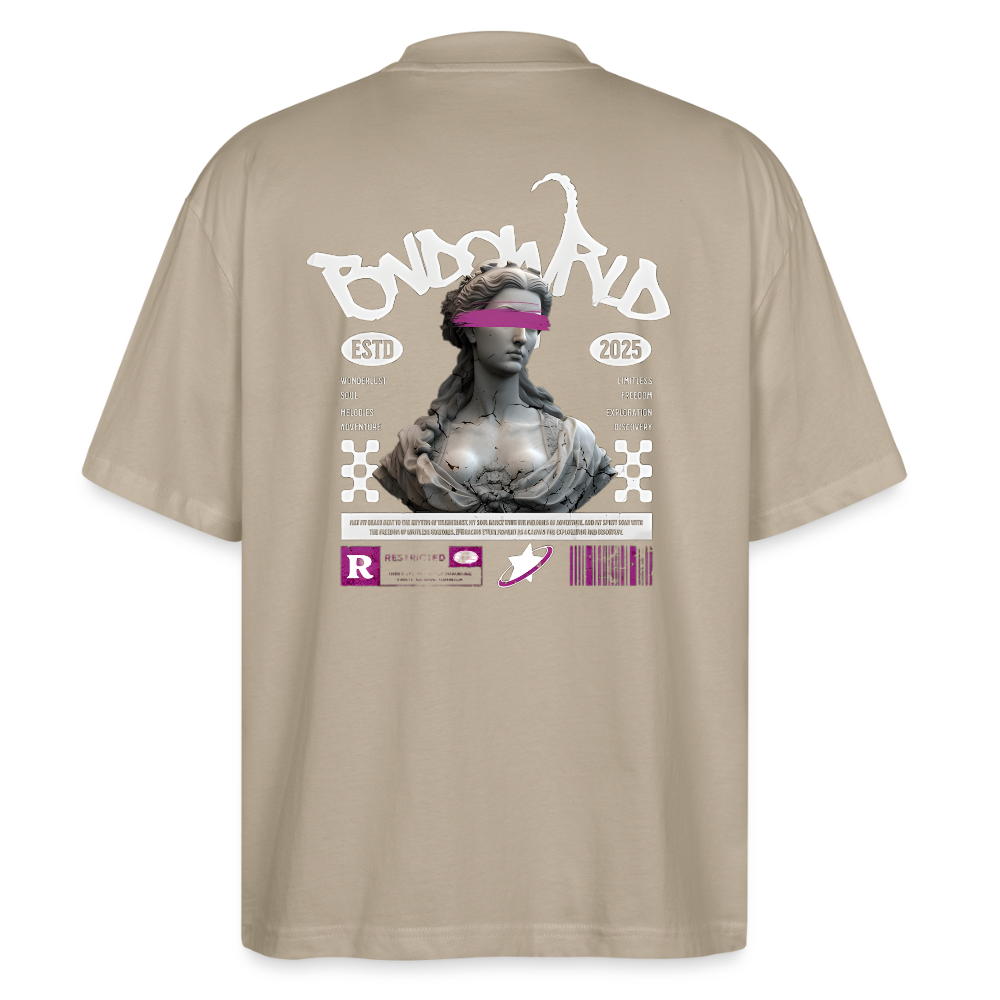 Oversized Unisex  T-Shirt Blaster - Steingrau