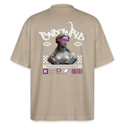 Oversized Unisex  T-Shirt Blaster - Steingrau