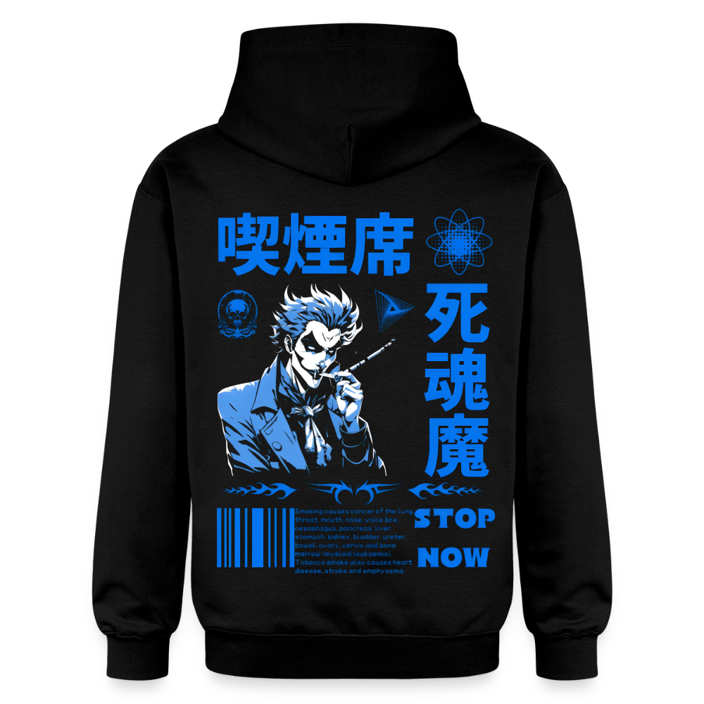 STOP SMOKE Midweight Hoodie - Schwarz