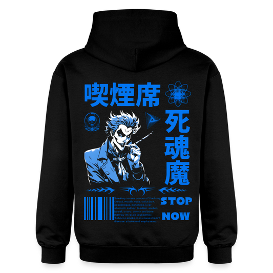STOP SMOKE Midweight Hoodie - Schwarz
