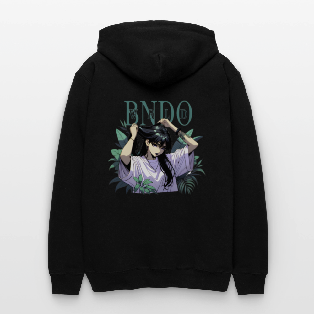 Unisex Anime Hoodie - Schwarz