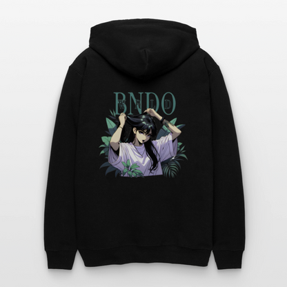 Unisex Anime Hoodie - Schwarz