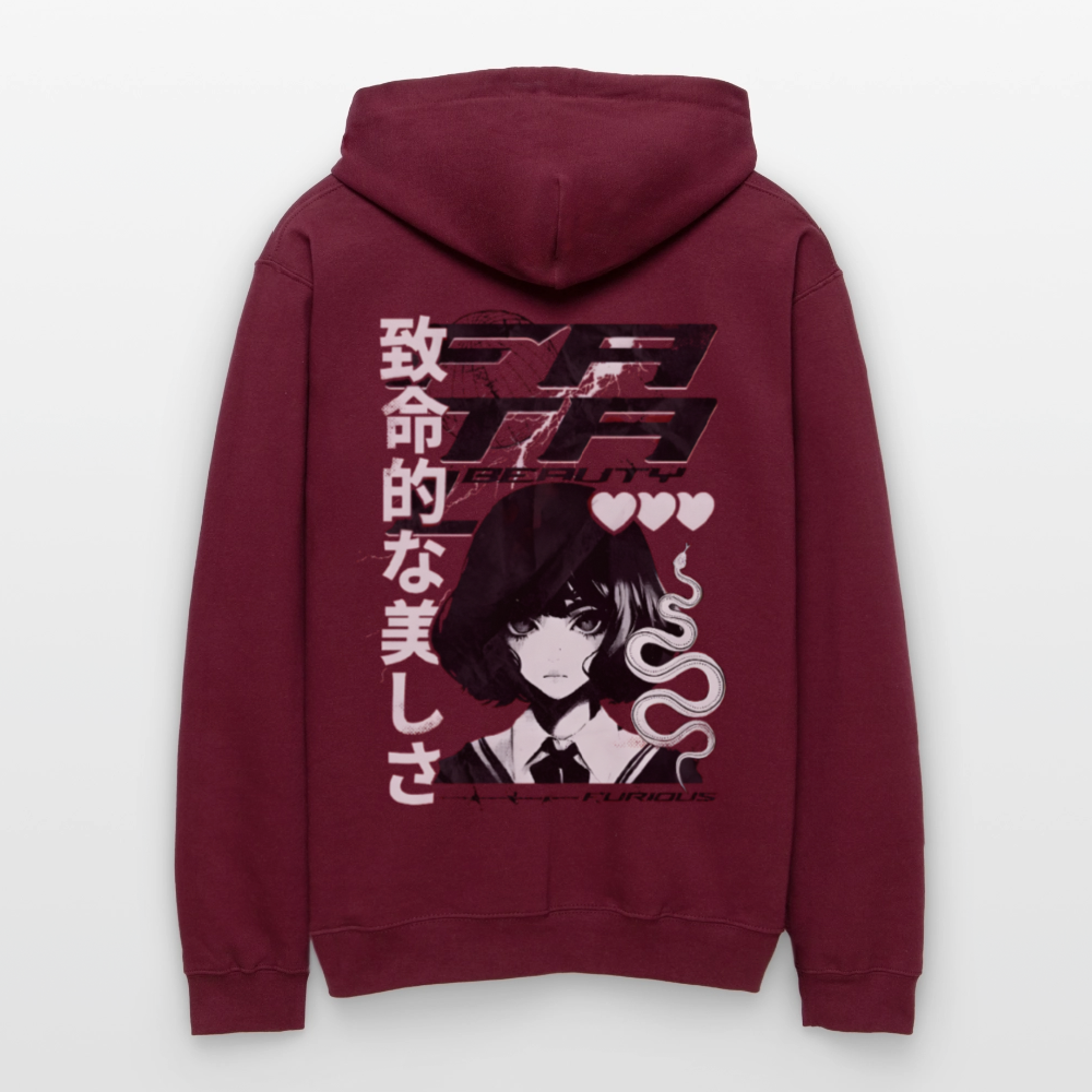 Unisex Softstyle Midweight Hoodie - Maroon