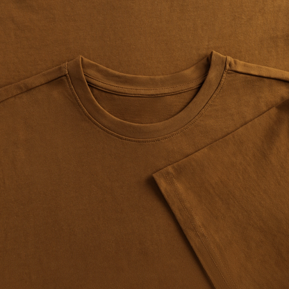 LATTE TO THE PARTY Oversized T-Shirt Unisex - toffee