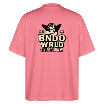 BNDOWRLD Oversized Unisex Organic T-shirt - Pink 