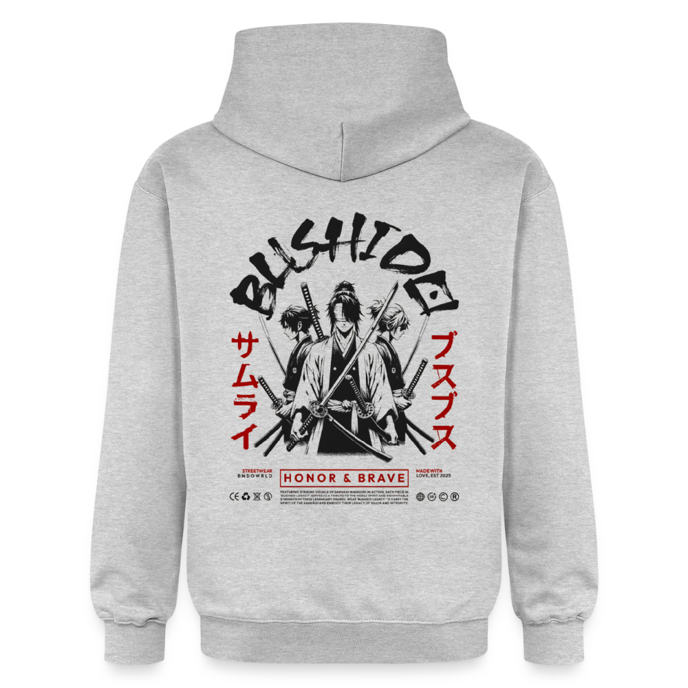 Midweight Hoodie - Hellgrau meliert
