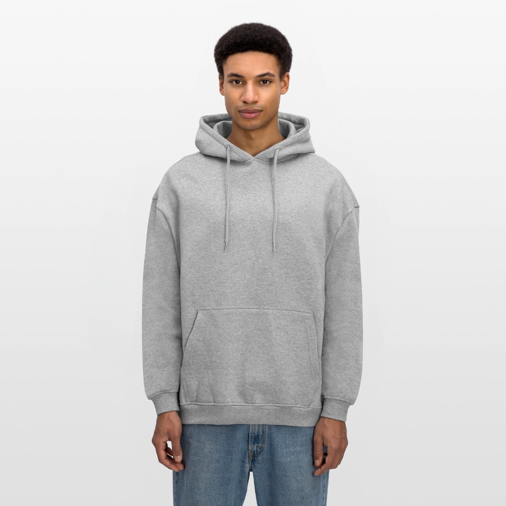 Oversized Unisex Hoodie - Grau meliert