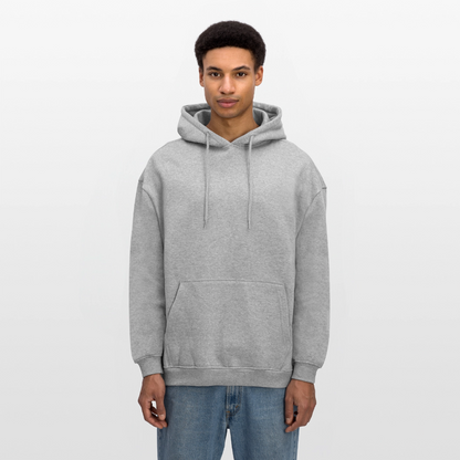 Oversized Unisex Hoodie - Grau meliert