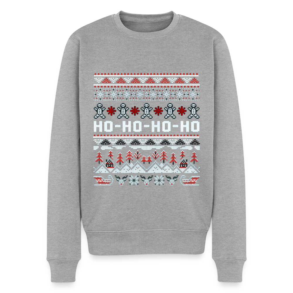 HO-HO-HO Pullover - Grau meliert