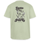 LATTE TO THE PARTY Oversized T-Shirt Unisex - soft salvia 