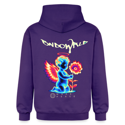 MAKE PEACE Midweight Hoodie - Lila