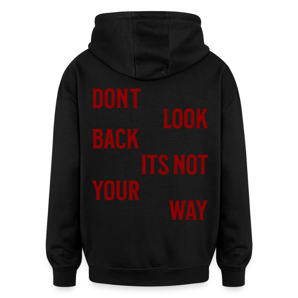 Oversized Unisex Hoodie - Schwarz