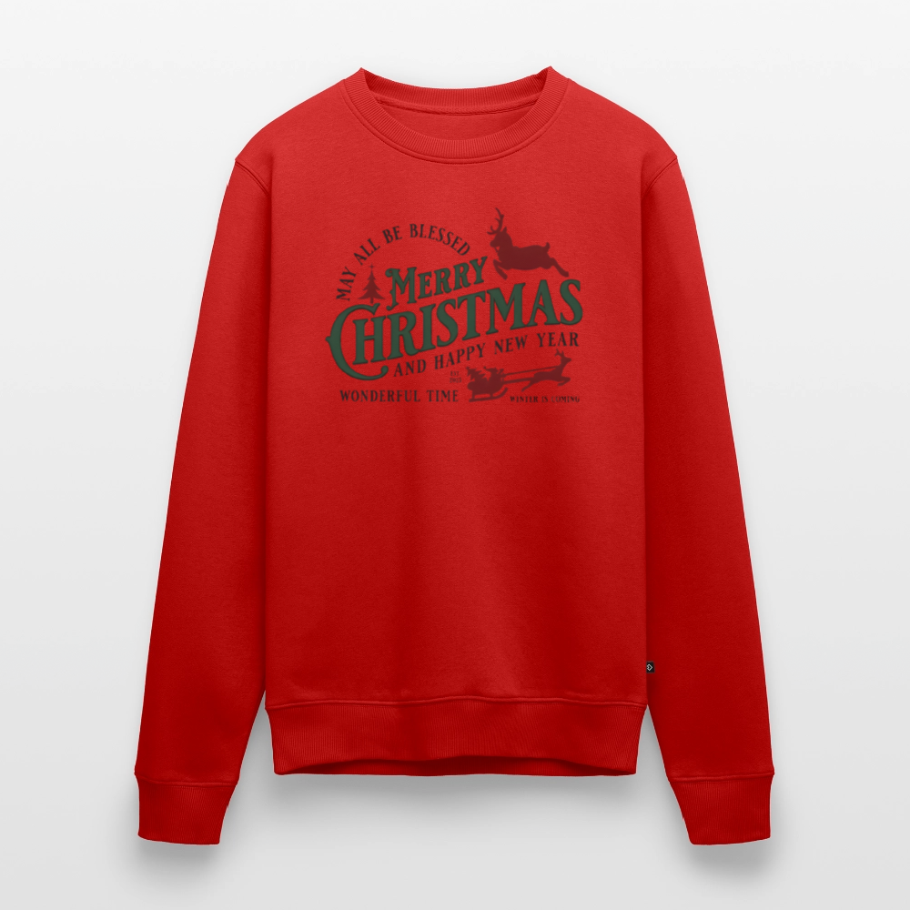 Männer CHRISTMAS Pullover - Rot