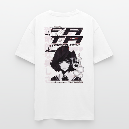 Heavy Anime Oversize T-Shirt - Weiß