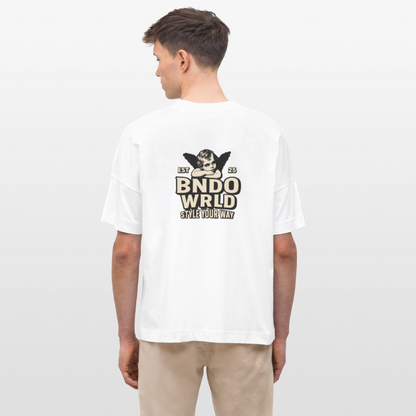 BNDOWRLD Oversized Unisex Organic T-shirt - Weiß