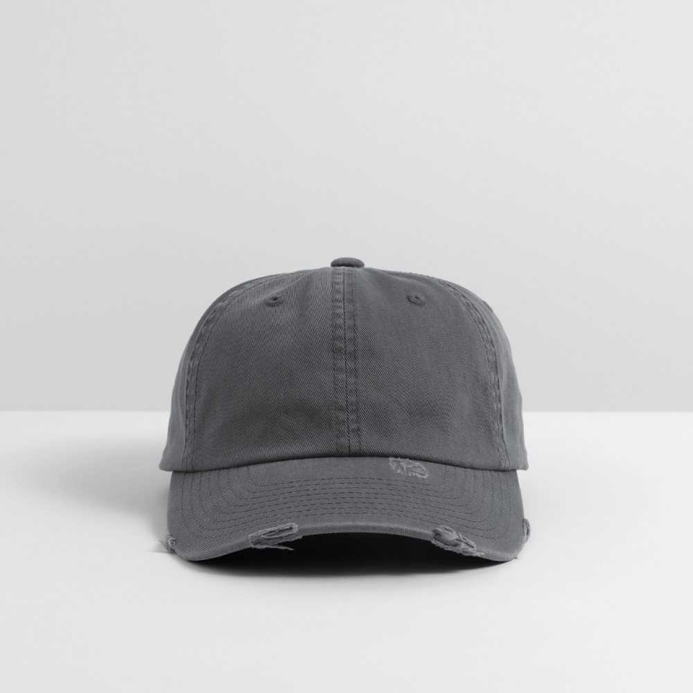 Destroyed Cap - Dunkelgrau