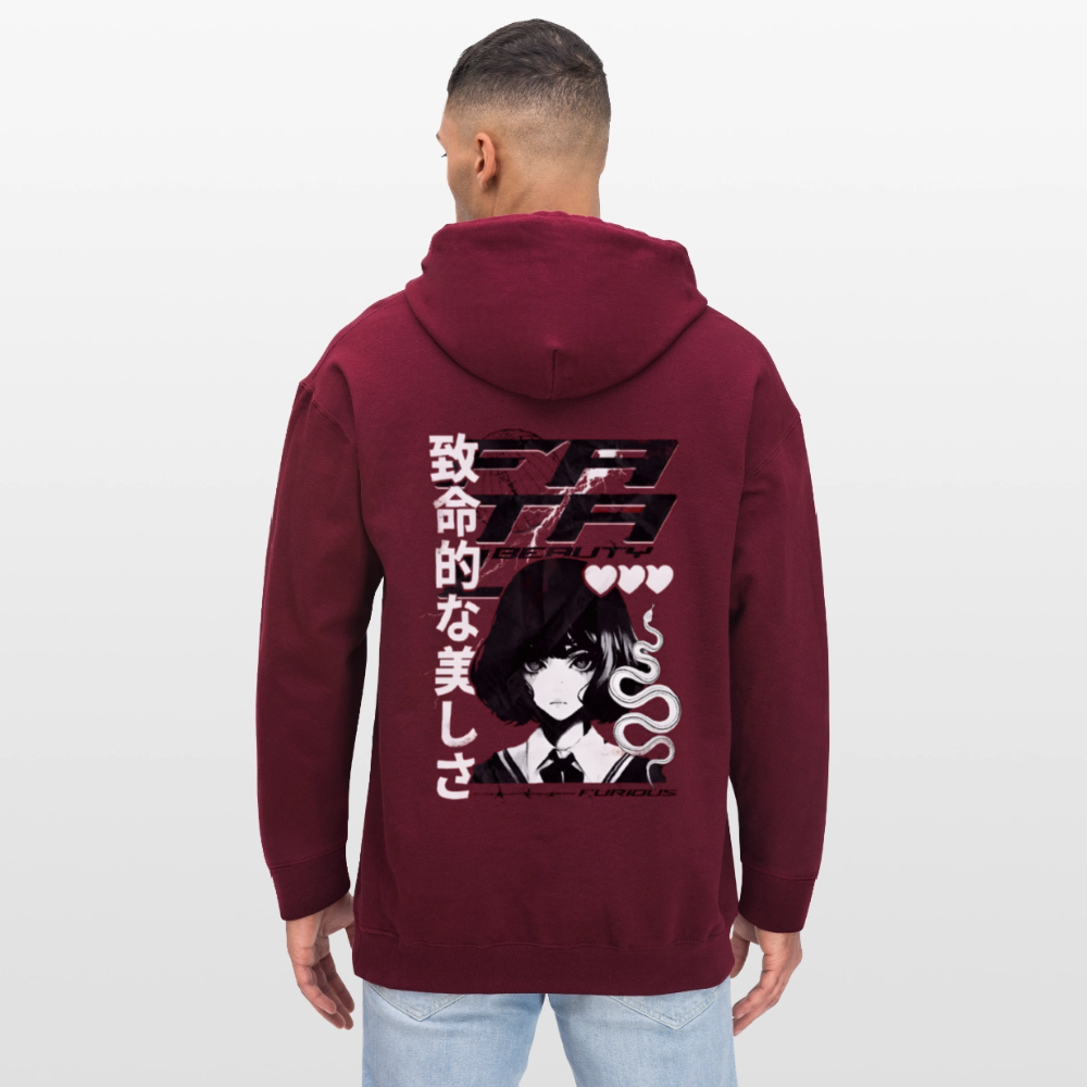 Unisex Softstyle Midweight Hoodie - Maroon