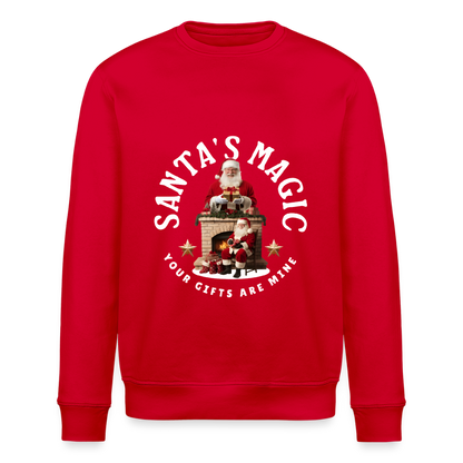 SANTA MAGIC Unisex Bio-Sweatshirt - Rot