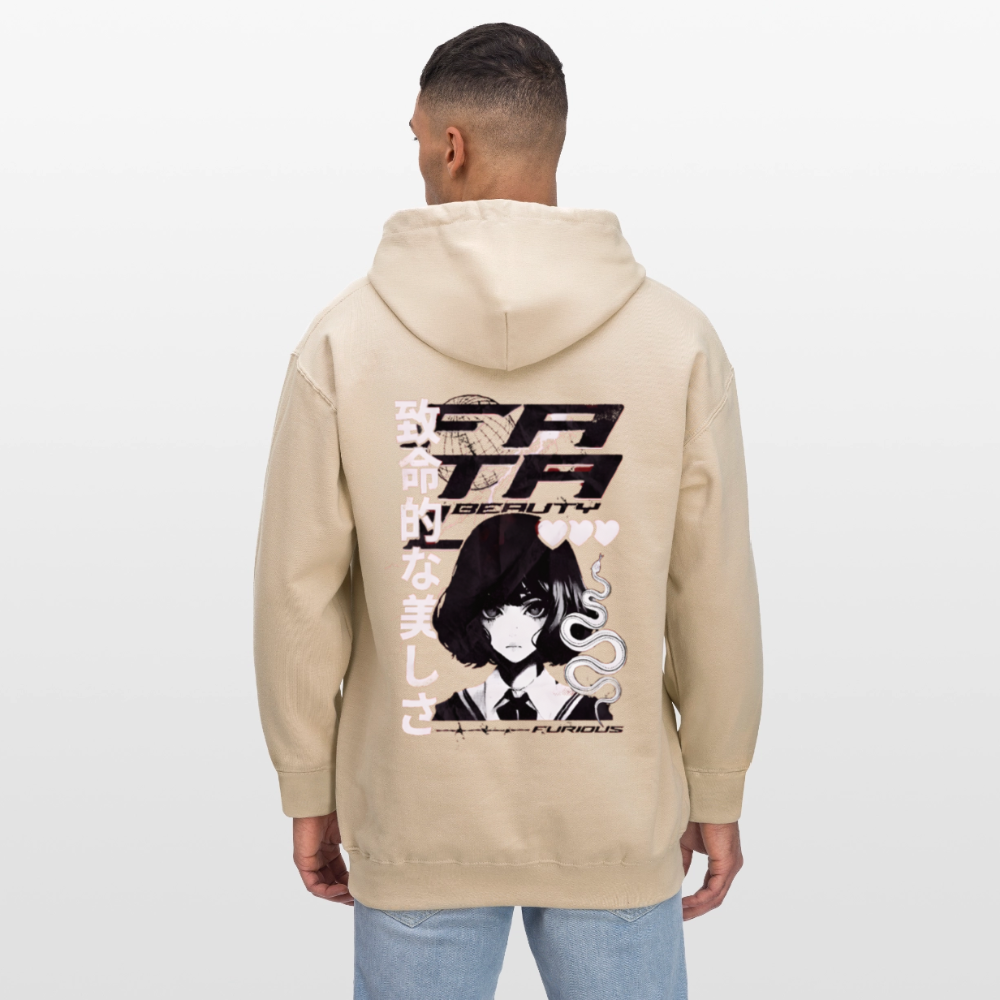 Unisex Softstyle Midweight Hoodie - Sand