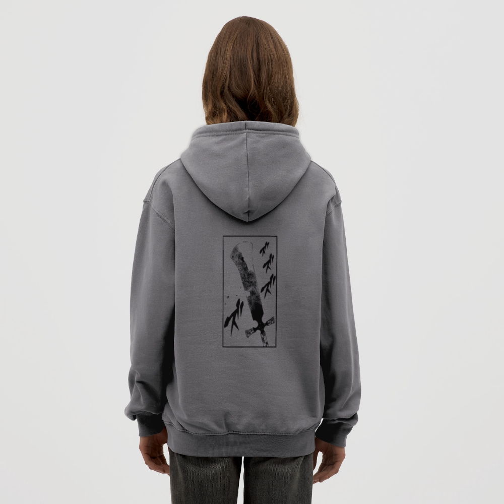 Anime Unisex Hoodie - Mittelgrau