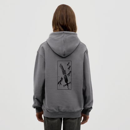 Anime Unisex Hoodie - Mittelgrau